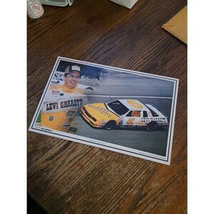 RARE Vintage Geoff Bodine Levi Garrett Racing Poster NASCAR Racing Pictorial